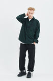 セイントペイン(SAINTPAIN)SP MINIMAL CHECK SHIRTS-GREEN