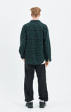 セイントペイン(SAINTPAIN)SP MINIMAL CHECK SHIRTS-GREEN