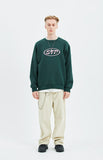 セイントペイン(SAINTPAIN)SP ELLIPSE LOGO CREW NECK-GREEN