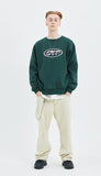 セイントペイン(SAINTPAIN)SP ELLIPSE LOGO CREW NECK-GREEN