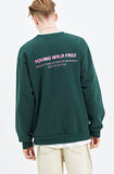 セイントペイン(SAINTPAIN)SP ELLIPSE LOGO CREW NECK-GREEN