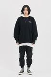 セイントペイン(SAINTPAIN)SP VARIATION LOGO CREW NECK-BLACK