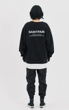 セイントペイン(SAINTPAIN)SP VARIATION LOGO CREW NECK-BLACK