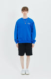 セイントペイン(SAINTPAIN)SP VARIATION LOGO CREW NECK-BLUE