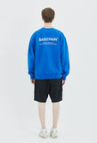 セイントペイン(SAINTPAIN)SP VARIATION LOGO CREW NECK-BLUE