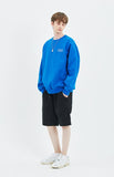 セイントペイン(SAINTPAIN)SP VARIATION LOGO CREW NECK-BLUE