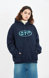 セイントペイン(SAINTPAIN) SP ELLIPSE LOGO HOOD-NAVY