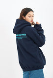 セイントペイン(SAINTPAIN) SP ELLIPSE LOGO HOOD-NAVY