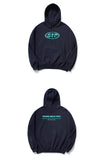 セイントペイン(SAINTPAIN) SP ELLIPSE LOGO HOOD-NAVY