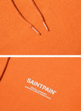 セイントペイン(SAINTPAIN) SP VARIATION LOGO HOOD-ORANGE