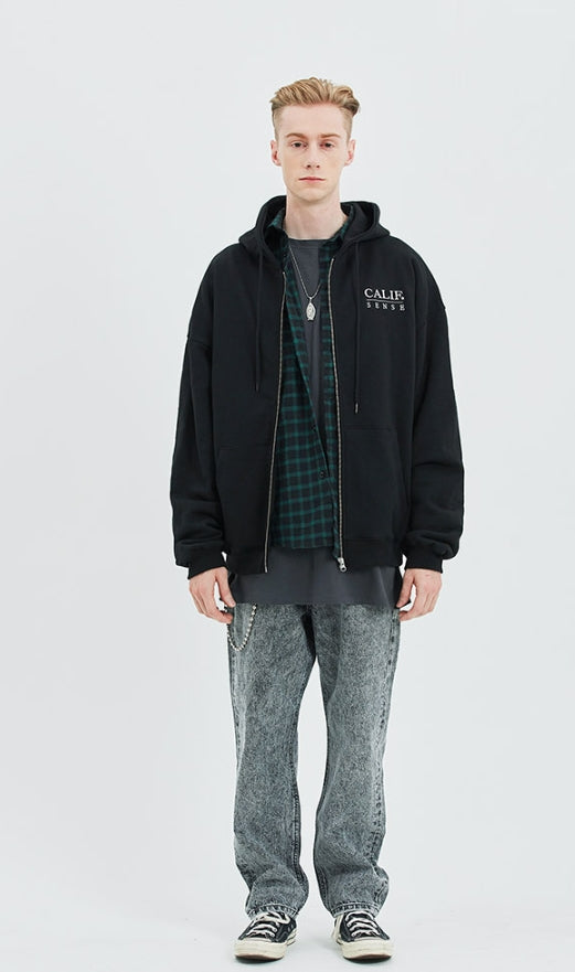 セイントペイン(SAINTPAIN) SP CALIF HOOD ZIPUP-BLACK