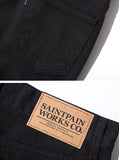 セイントペイン(SAINTPAIN) SP MODE STANDARD FIT JEANS-BLACK