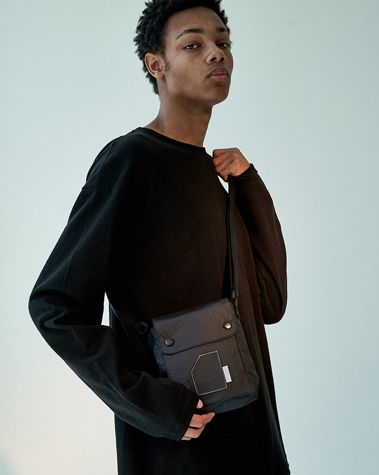 オベルー(OVERR) 19FW BLACK SACOCHE BAG