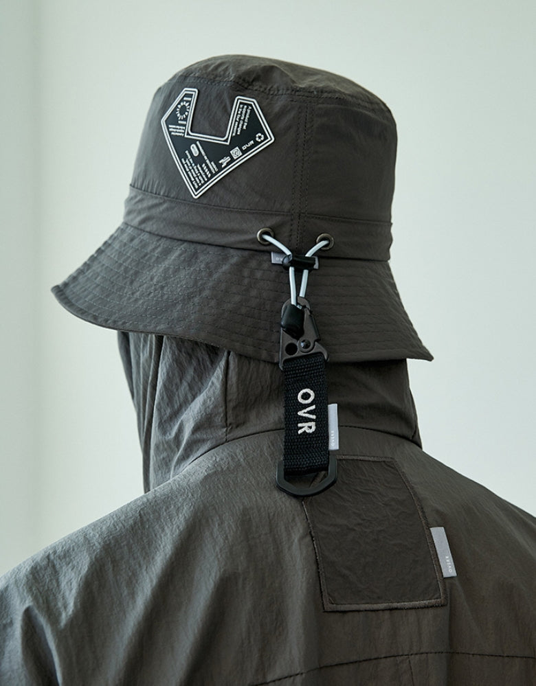 オベルー(OVERR) 19FW GRAY BUCKET HAT