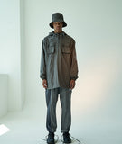 オベルー(OVERR) 19FW COLOR BLOCKED GRAY JOGGER PANTS