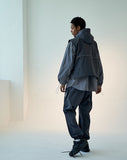 オベルー(OVERR)  19FW COLOR BLOCKED CHARCOAL JOGGER PANTS