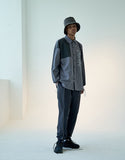 オベルー(OVERR)  19FW COLOR BLOCKED CHARCOAL JOGGER PANTS