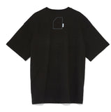 オベルー(OVERR) 19FW MANUAL PRINTING BLACK TEE