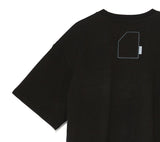 オベルー(OVERR) 19FW MANUAL PRINTING BLACK TEE