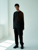 オベルー(OVERR)19FW OVR LOGO BLACK L/S TEE