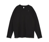 オベルー(OVERR)19FW OVR LOGO BLACK L/S TEE