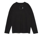 オベルー(OVERR)19FW OVR LOGO BLACK L/S TEE