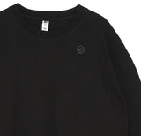 オベルー(OVERR)19FW OVR LOGO BLACK L/S TEE