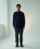 オベルー(OVERR)19FW OVR WAPPEN NAVY SWEATSHIRTS