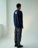 オベルー(OVERR)19FW OVR WAPPEN NAVY SWEATSHIRTS