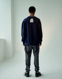 オベルー(OVERR)19FW OVR WAPPEN NAVY SWEATSHIRTS