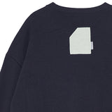 オベルー(OVERR)19FW OVR WAPPEN NAVY SWEATSHIRTS