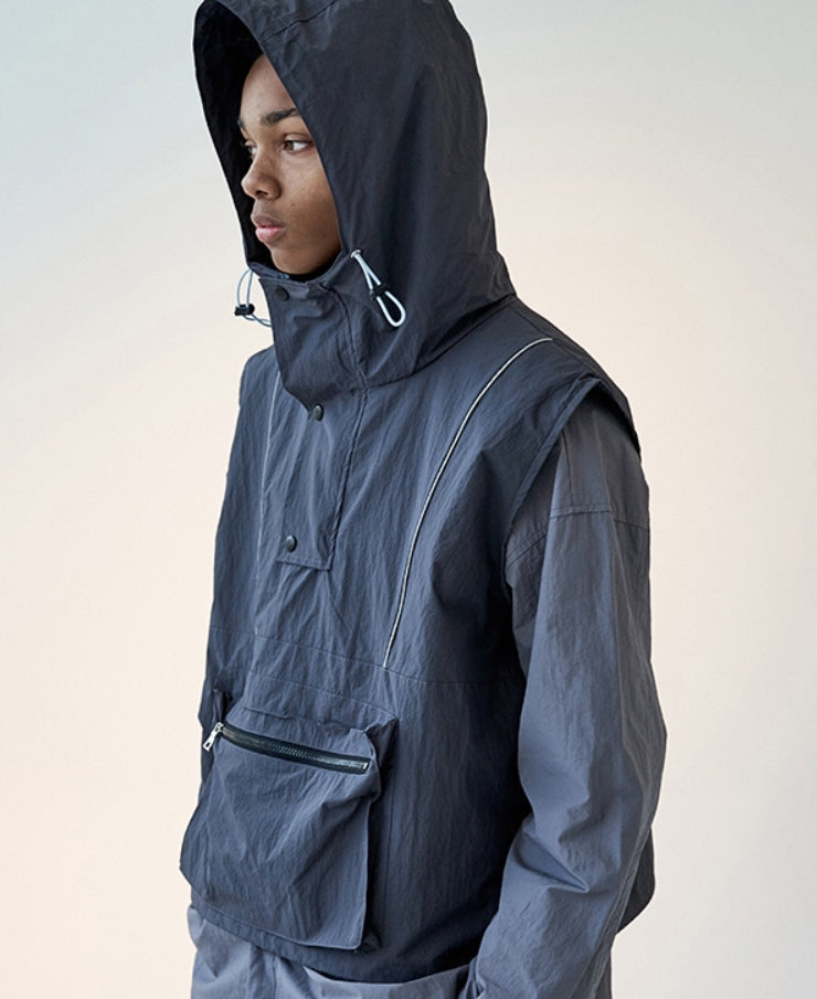 オベルー(OVERR) 19FW 1 BIG POCKET VEST