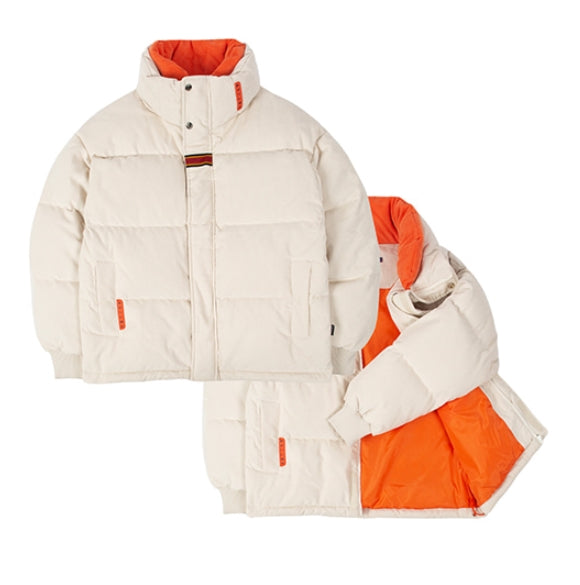 ロマンティッククラウン(ROMANTIC CROWN) INUIT CORDUROY DOWN PARKA_OATMEAL