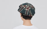 ロマンティッククラウン(ROMANTIC CROWN) OLD CHECK NEWSBOY CAP_GREEN