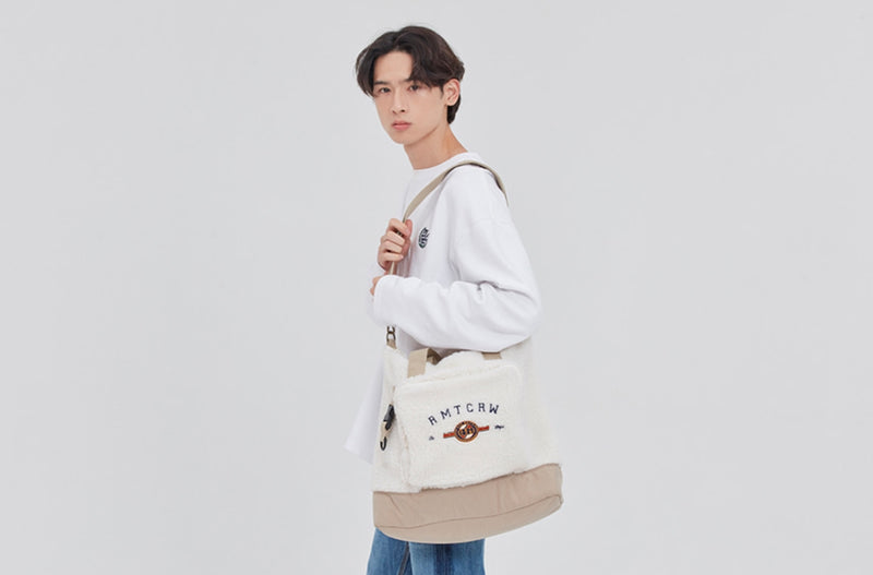 ロマンティッククラウン(ROMANTIC CROWN) YETI TOTE BAGS_OATMEAL