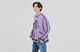 ロマンティッククラウン(ROMANTIC CROWN) 21C BOYS V NECK KNIT_PURPLE