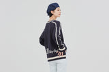 ロマンティッククラウン(ROMANTIC CROWN)21C BOYS V NECK KNIT_NAVY