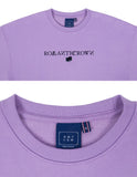 ロマンティッククラウン(ROMANTIC CROWN)RMTCRW LOGO SWEATSHIRT_PURPLE