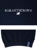 ロマンティッククラウン(ROMANTIC CROWN)RMTCRW LOGO SWEATSHIRT_NAVY