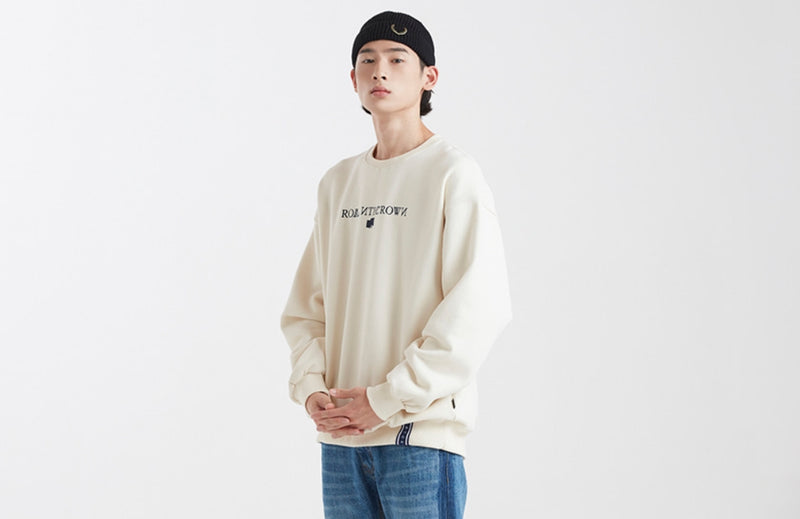 ロマンティッククラウン(ROMANTIC CROWN)RMTCRW LOGO SWEATSHIRT_OATMEAL