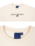 ロマンティッククラウン(ROMANTIC CROWN)RMTCRW LOGO SWEATSHIRT_OATMEAL