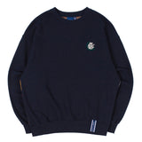 ロマンティッククラウン(ROMANTIC CROWN)21C BOYS JACQUARD CREW NECK_NAVY