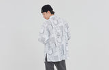 ロマンティッククラウン(ROMANTIC CROWN)OUTLINE GRAPHIC SHIRT_WHITE