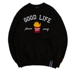 ロマンティッククラウン(ROMANTIC CROWN) 10th Good Life Sweat Shirt_Black