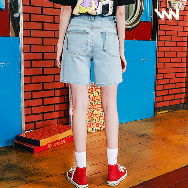 ダブルユーブイプロジェクト(WV PROJECT)SOMEONE DENIM SHORT PANTS SYSP7265(ICE BLUE)