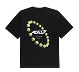 アクメドラビ(acme' de la vie) ADLV TENNIS BALL SHORT SLEEVE T-SHIRT BLACK