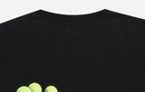 アクメドラビ(acme' de la vie) ADLV TENNIS BALL SHORT SLEEVE T-SHIRT BLACK