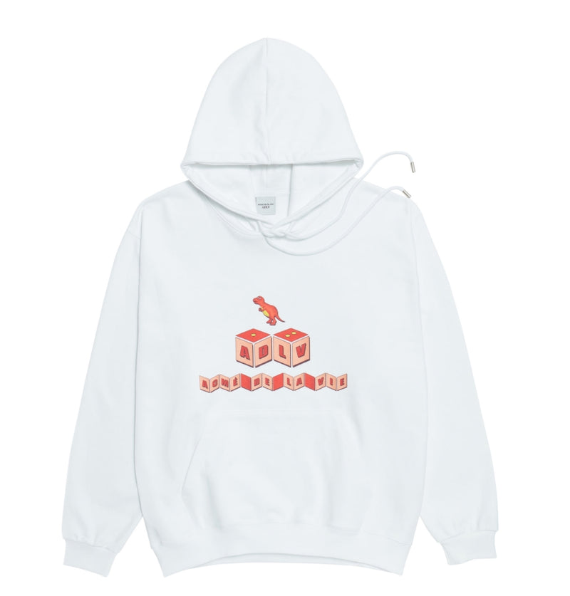 アクメドラビ(acme' de la vie) ADLV TYRANNO HOODIE WHITE