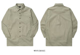 ダブルユーブイプロジェクト(WV PROJECT) Dare Herringbone Long Shirt BEIGE SYLS7328