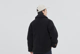 ロマンティッククラウン(ROMANTIC CROWN) HUNTER BIG COLLAR FLEECE JACKET_BLACK